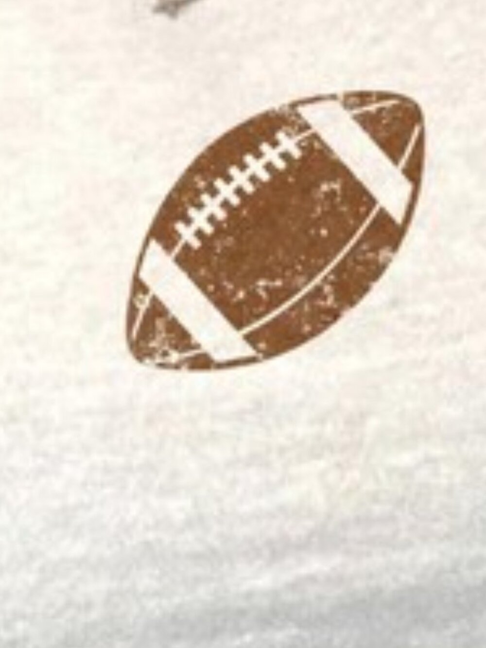 Football Y2K Baby Tee Cute Football Shirt - Picture 2 of 4